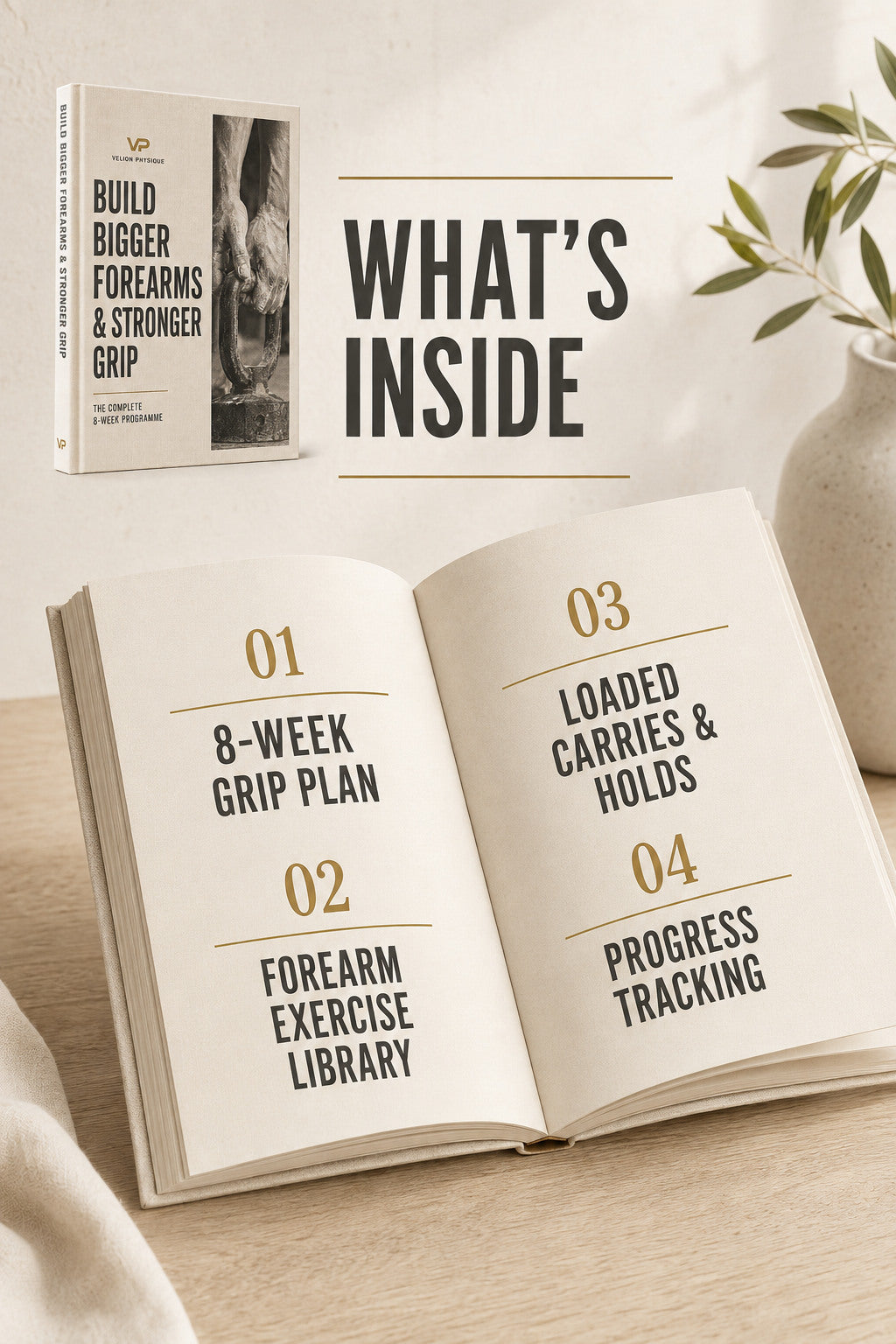 Build Bigger Forearms and Stronger Grip - preview of what is inside