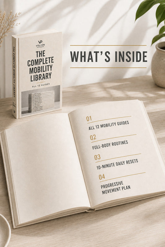 The Complete Mobility Library with all 12 guides - preview of what is inside