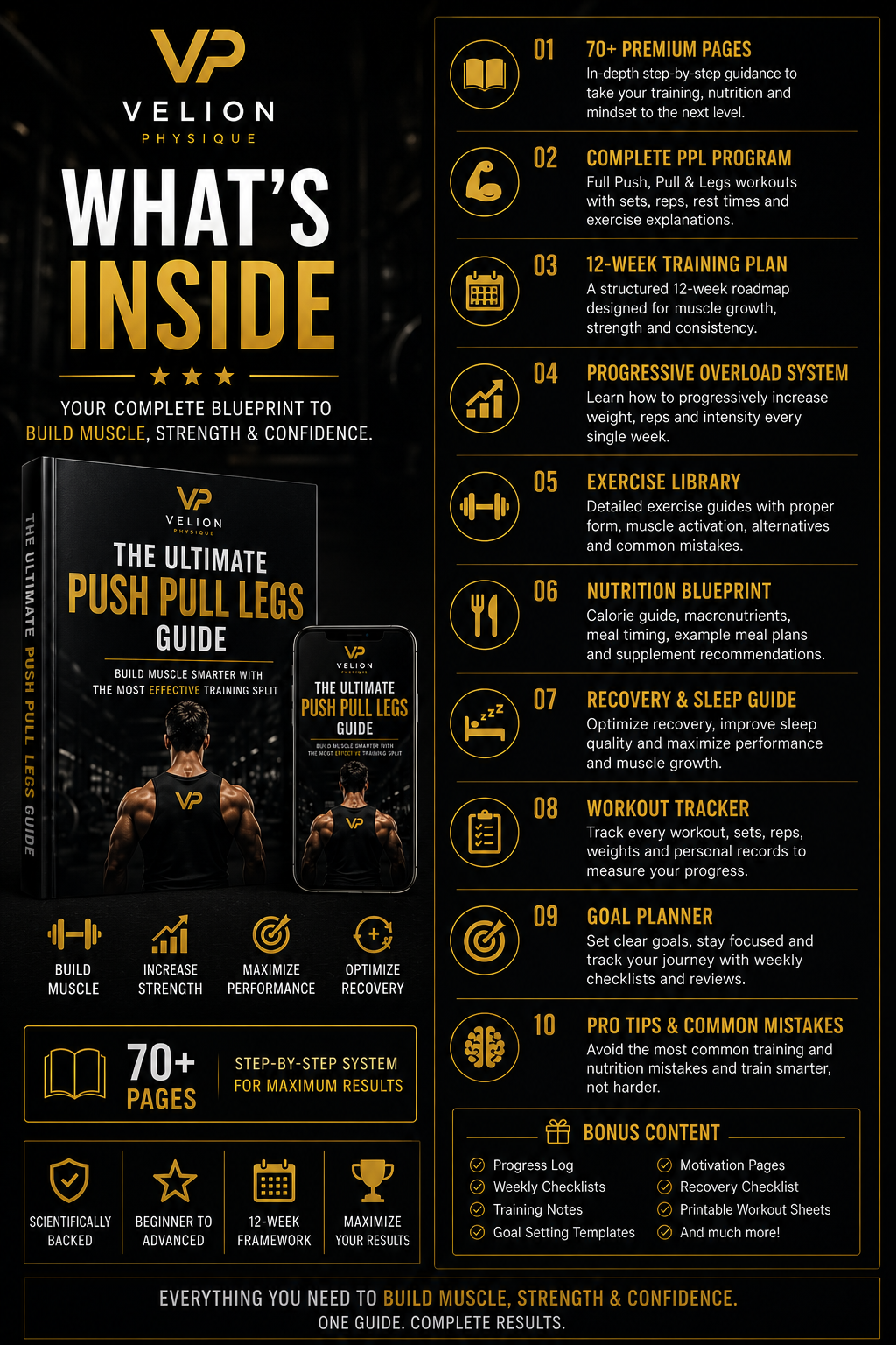 The Ultimate Push Pull Legs System