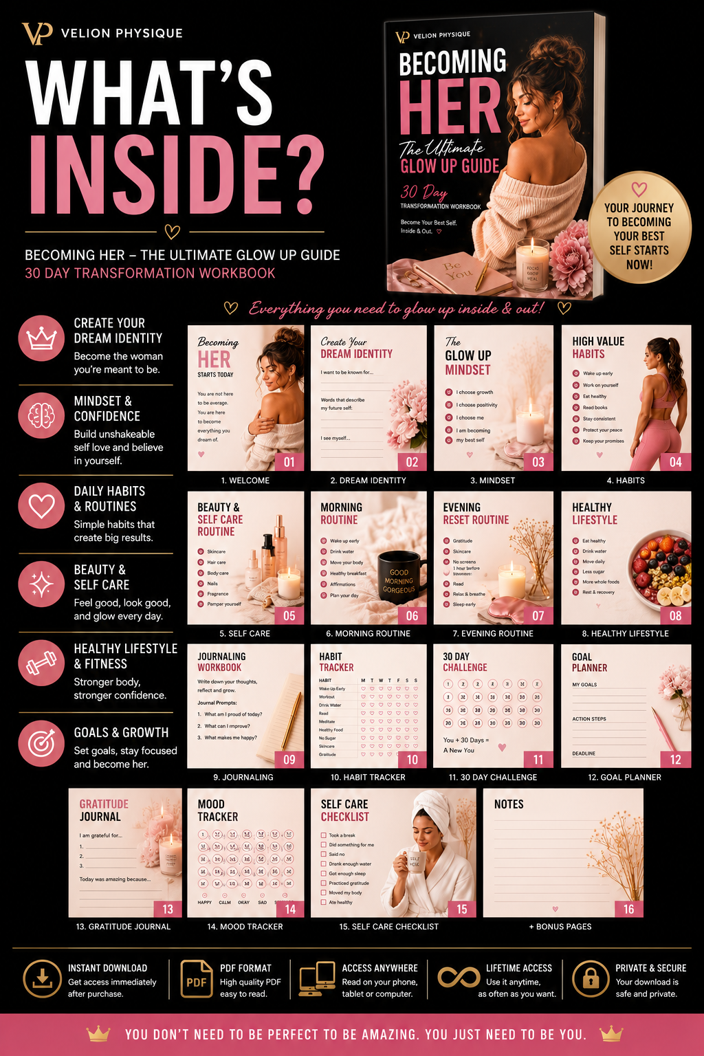 Becoming Her – The Ultimate Glow Up Guide