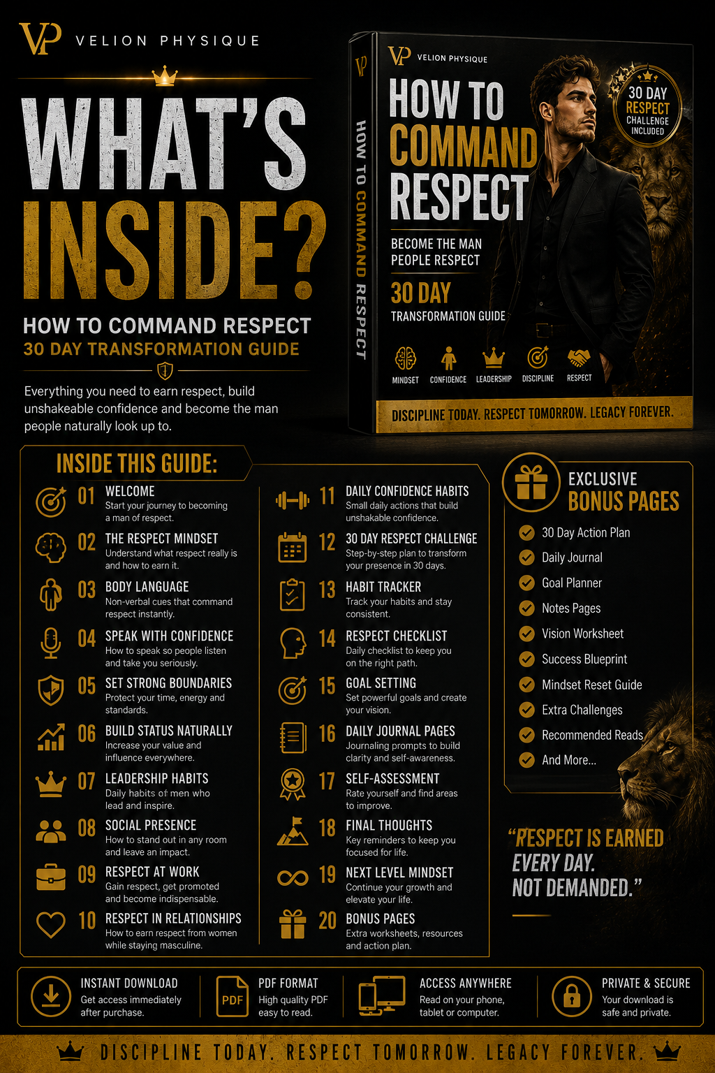 👑 How to Command Respect – Become the Man People Respect