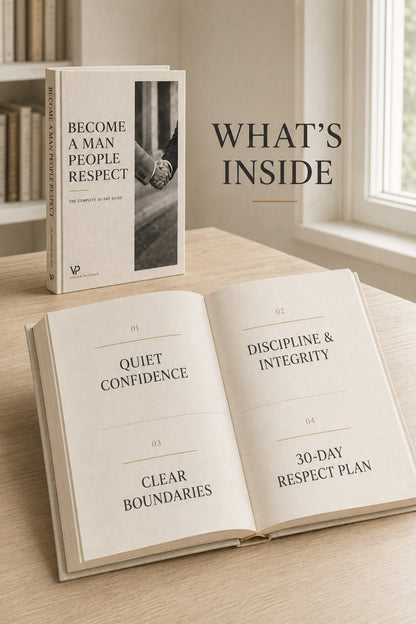 Become a Man People Respect - preview of what is inside the guide