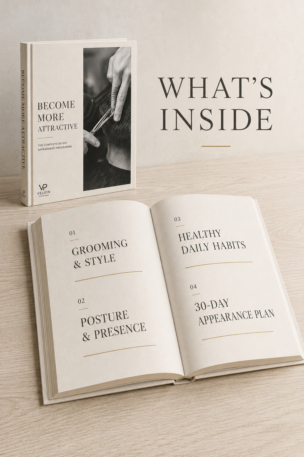 Become More Attractive - preview of what is inside the guide