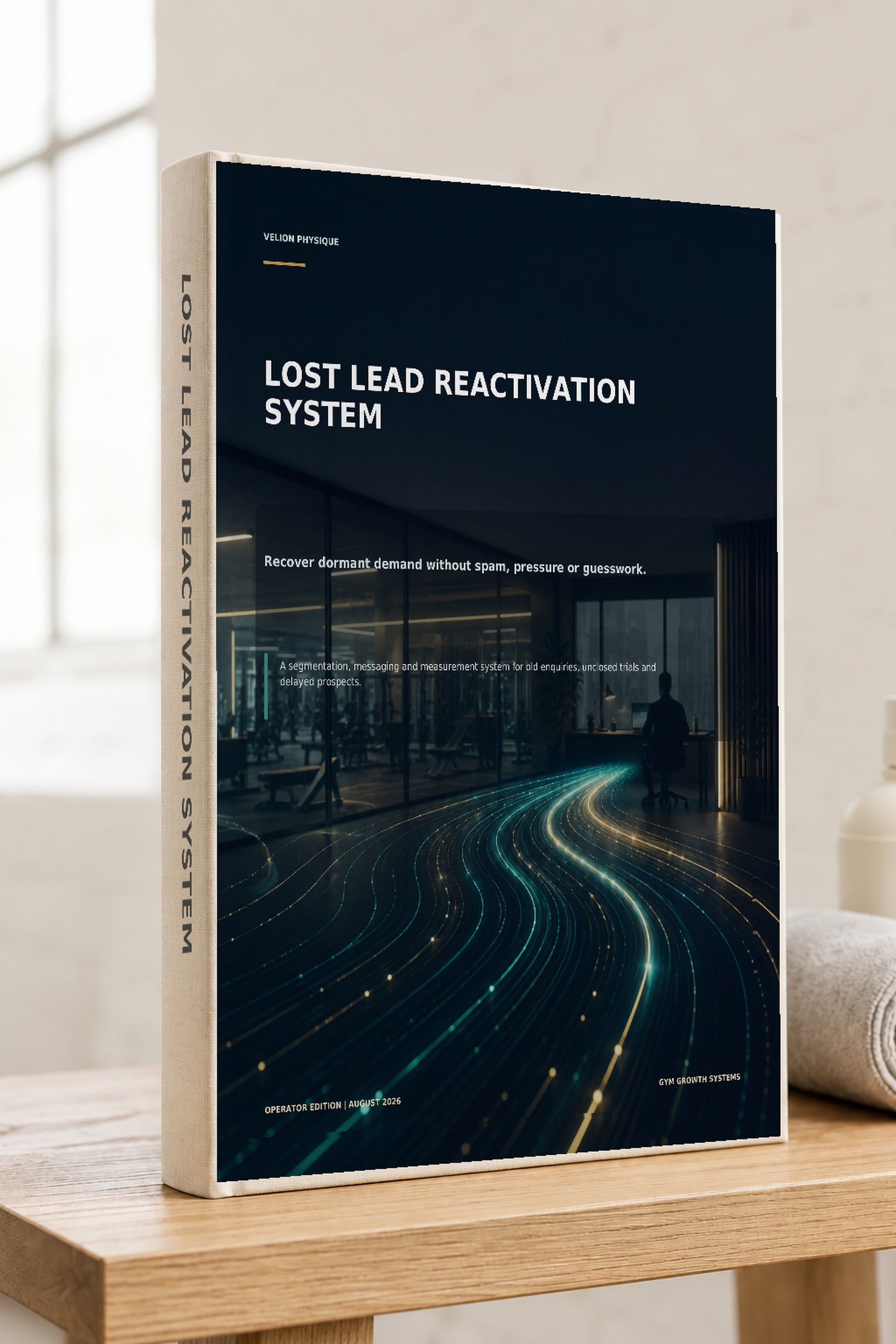 Lost Lead Reactivation System – cover of the digital operator playbook by Velion Physique