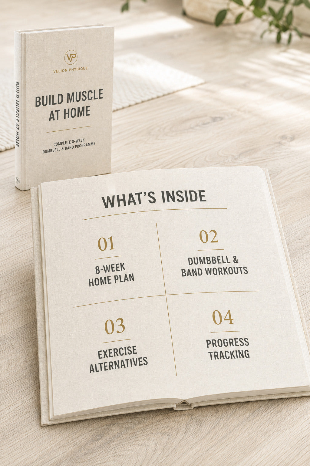 Build Muscle at Home - preview of what is inside the programme
