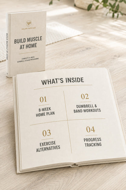 Build Muscle at Home - preview of what is inside the programme