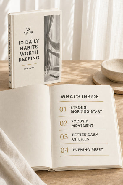 10 Daily Habits Worth Keeping - preview of what is inside the free guide