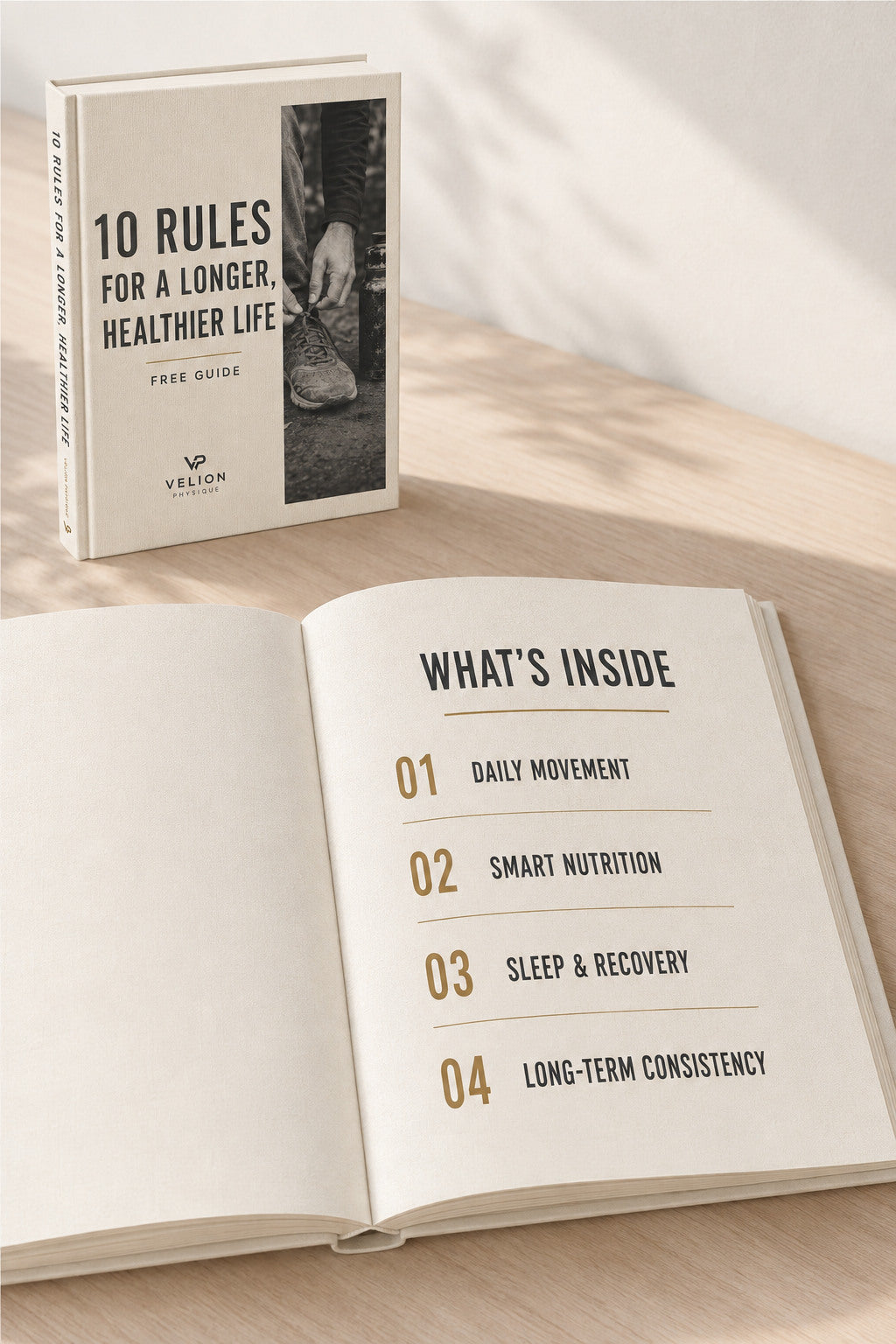 10 Rules for a Longer, Healthier Life - preview of what is inside the free guide