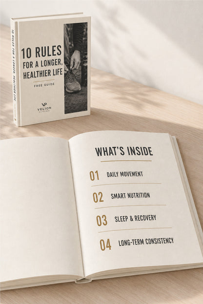 10 Rules for a Longer, Healthier Life - preview of what is inside the free guide