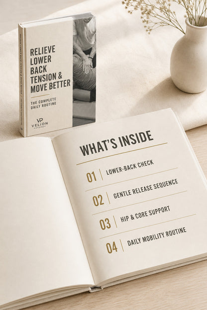 Relieve Lower Back Tension - preview of what is inside the daily routine