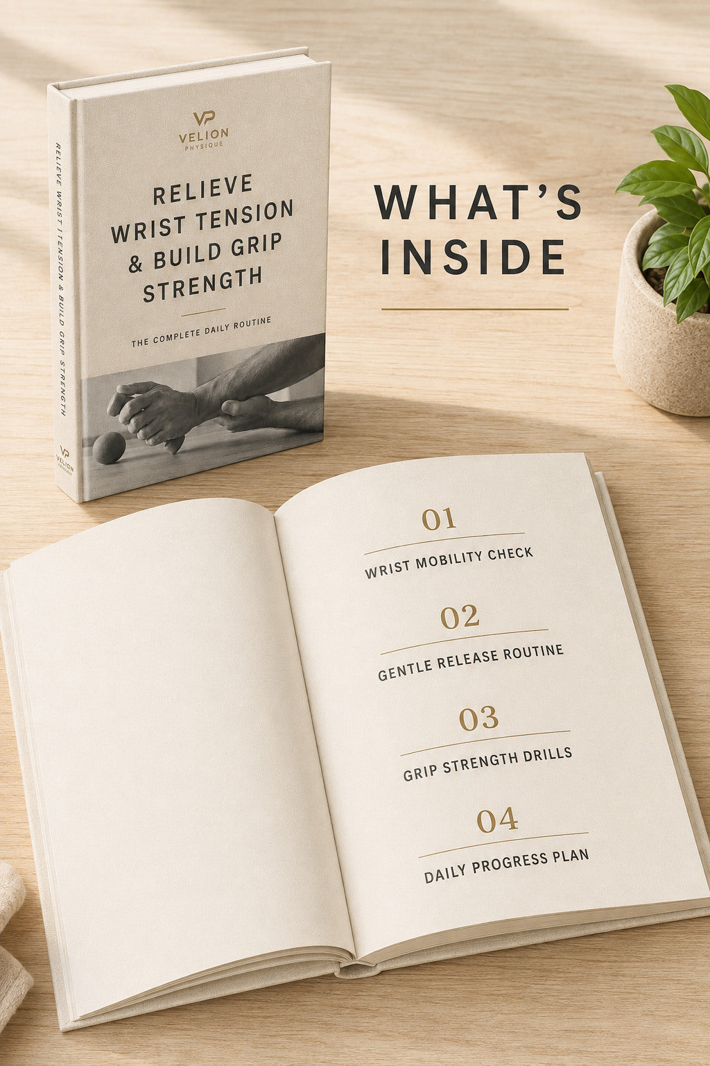 Relieve Wrist Tension - preview of what is inside the daily routine