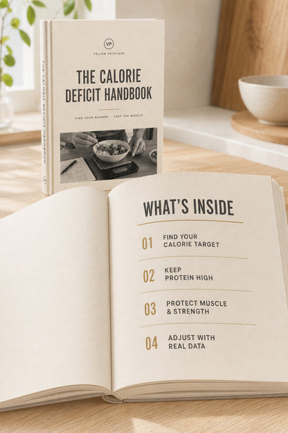 The Calorie Deficit Handbook - preview of what is inside the handbook