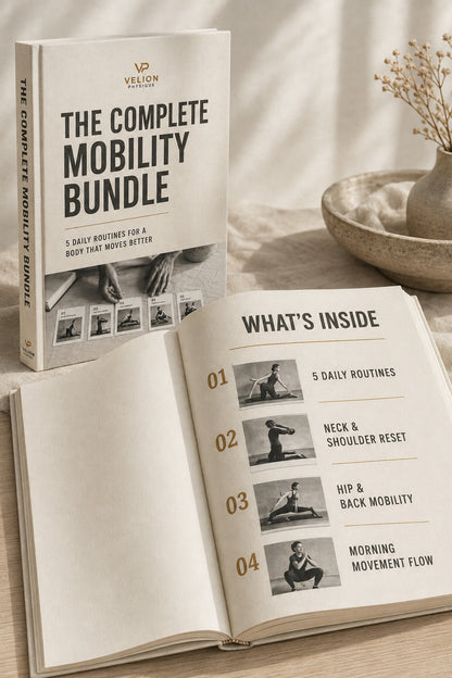 The Complete Mobility Bundle with 5 routines - preview of what is inside