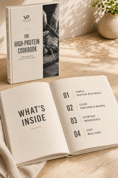 The High-Protein Cookbook - preview of what is inside the cookbook