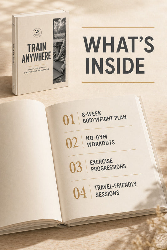Train Anywhere bodyweight programme - preview of what is inside