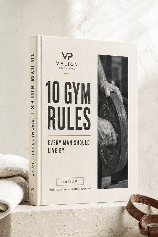 10 Gym Rules Worth Following - digital PDF guide cover by Velion Physique