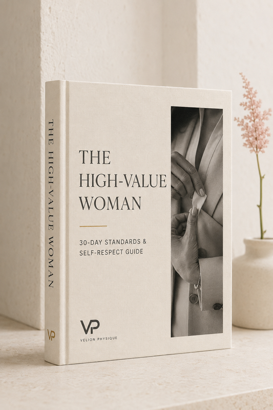 Become a High-Value Woman: 30-Day Standards and Self-Respect Guide - PDF guide cover