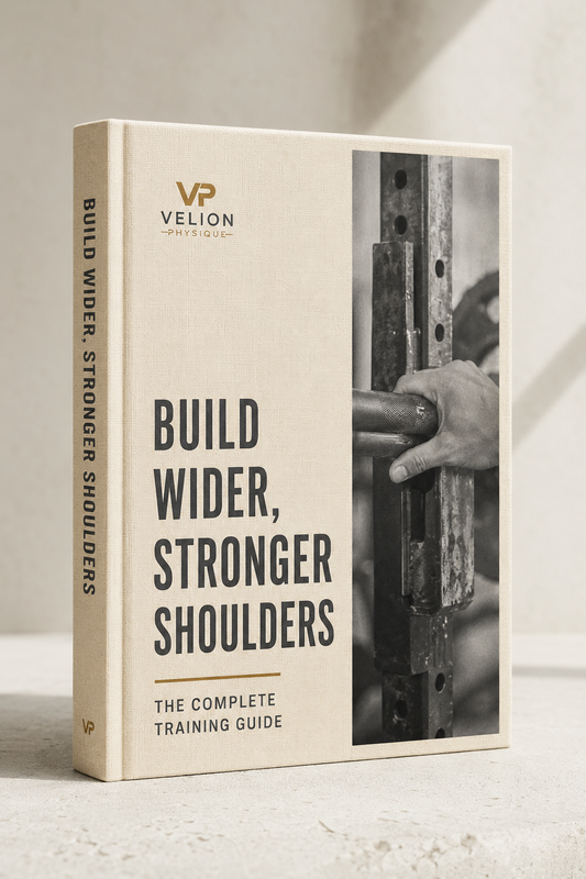 Build Wider, Stronger Shoulders: The Complete Training Guide - PDF guide cover