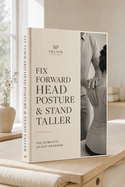 Fix Forward Head Posture and Stand Taller: 30-Day Program - PDF guide cover