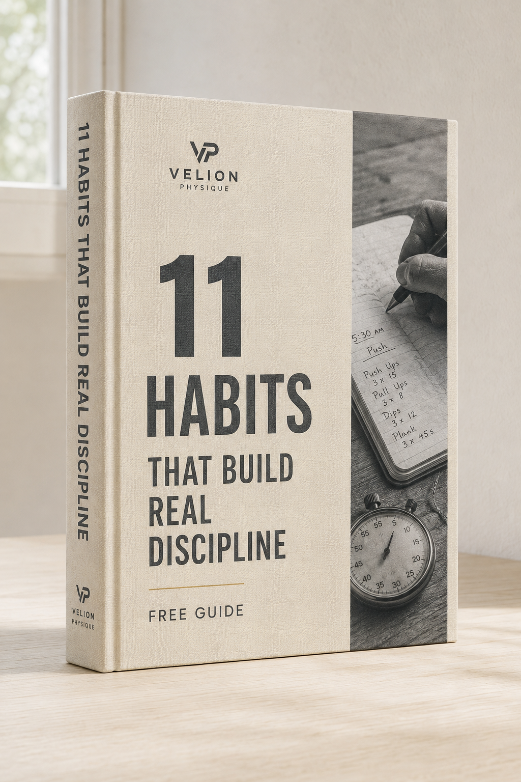 Free Guide: 11 Habits That Build Real Discipline - PDF guide cover