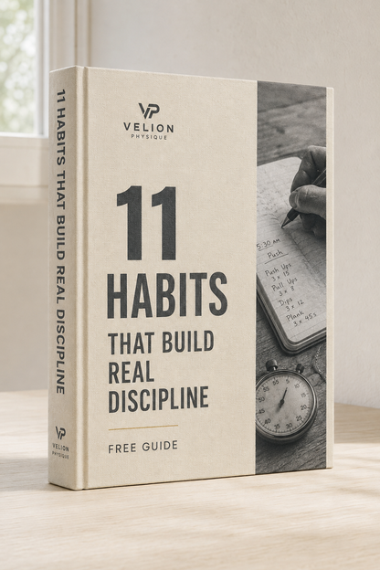 Free Guide: 11 Habits That Build Real Discipline - PDF guide cover