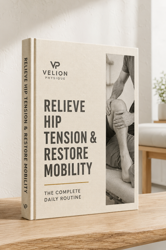 Relieve Hip Tension and Restore Mobility: The Complete Daily Routine - PDF guide cover