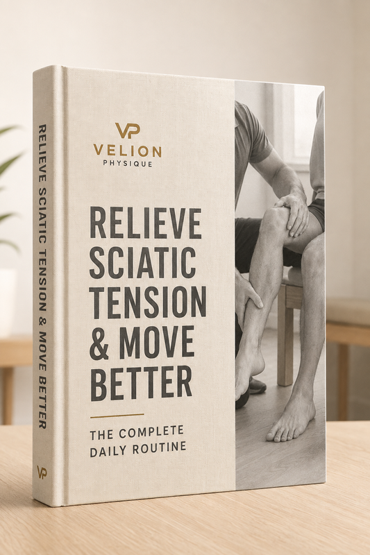 Relieve Sciatic Tension and Move Better: The Complete Daily Routine - PDF guide cover