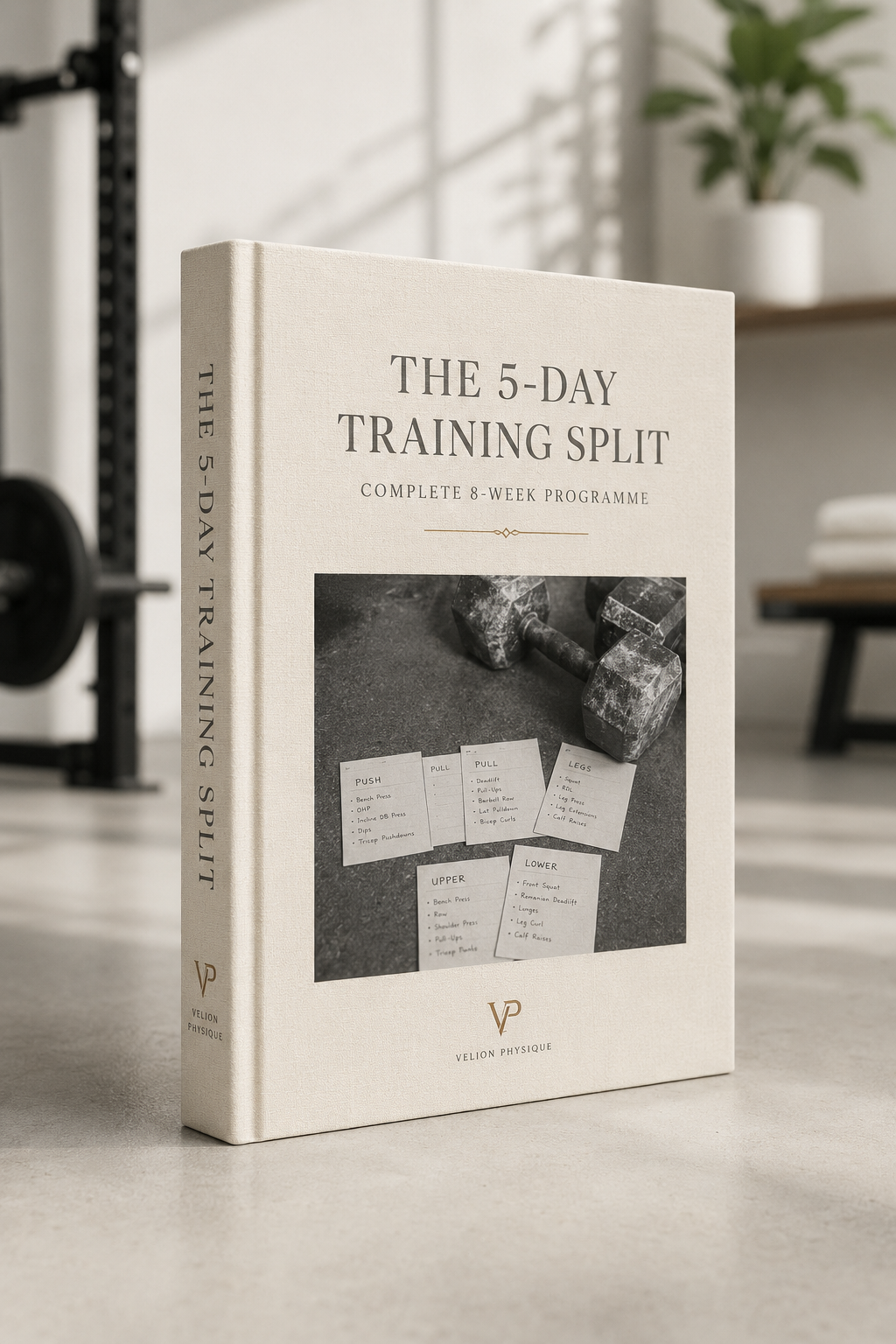 The 5-Day Training Split: Complete 8-Week Programme - PDF guide cover