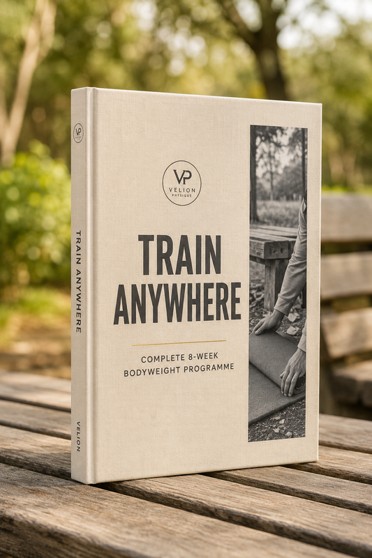 Train Anywhere: Complete 8-Week Bodyweight Programme - PDF guide cover