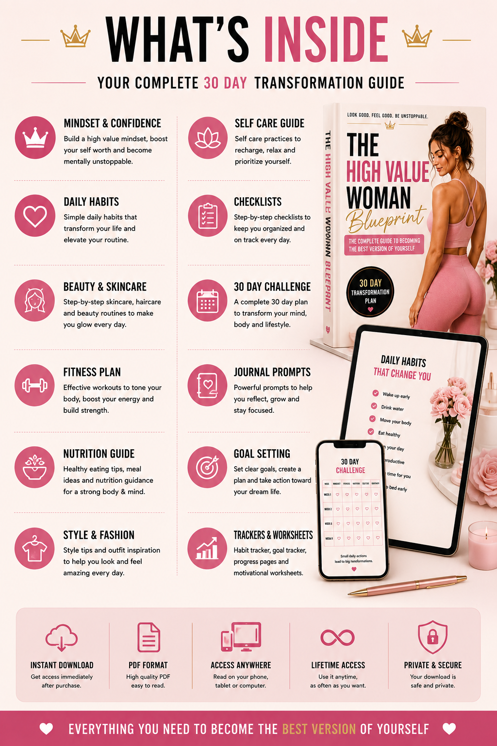 The High Value Woman Blueprint – 30 Day Transformation Guide
