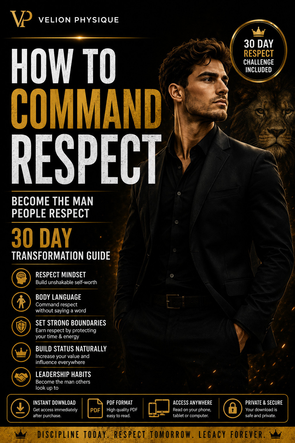 👑 How to Command Respect – Become the Man People Respect