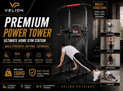 Premium Power Tower | Ultimate Home Gym Station