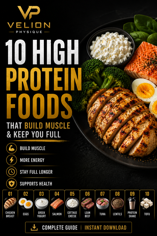 10 High Protein Foods That Build Muscle