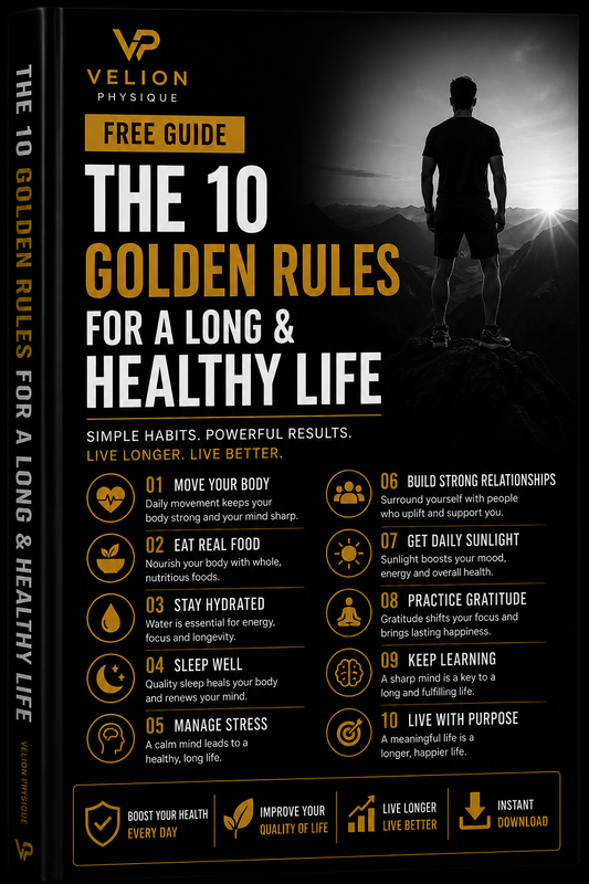 FREE Guide: The 10 Golden Rules for a Long & Healthy Life