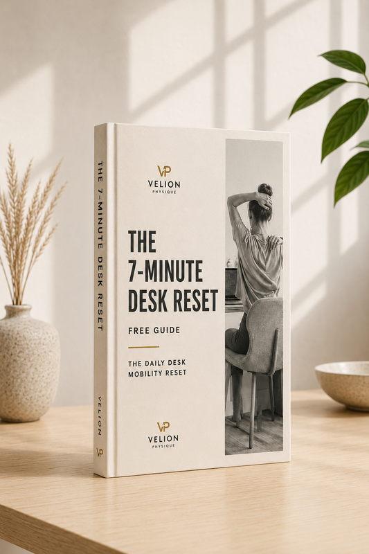 Free Guide: The 7-Minute Desk Reset