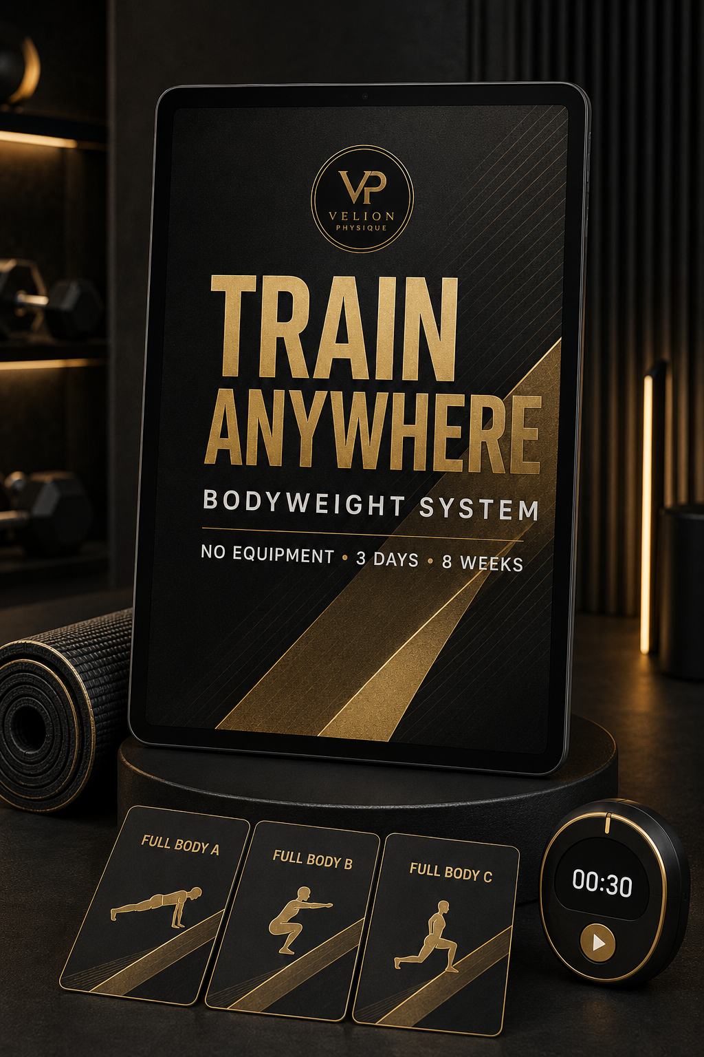 Build Strength Anywhere: Complete No-Equipment Bodyweight System