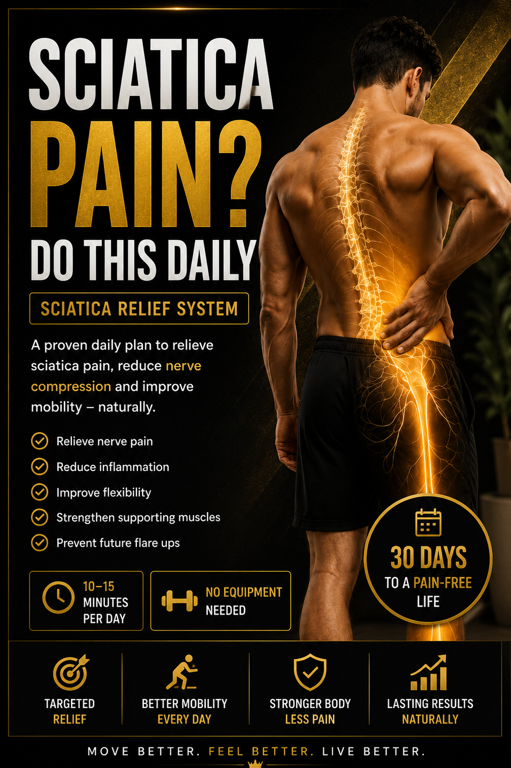 Sciatica Relief System – Daily Routine For Sciatic Pain Relief