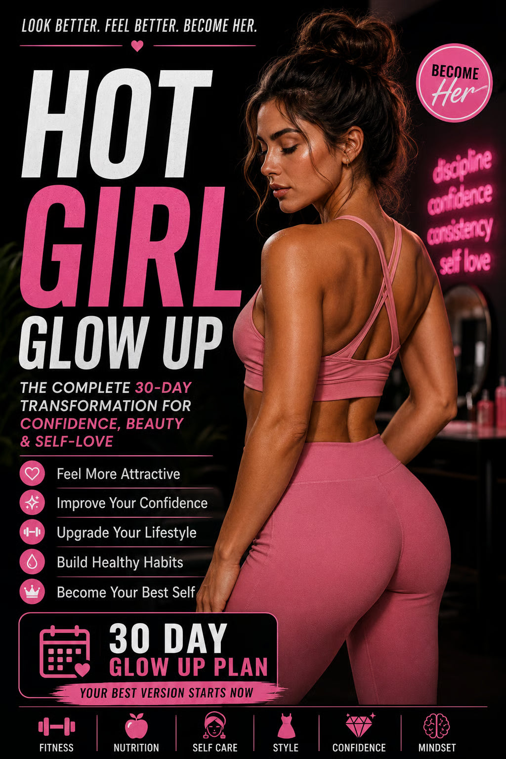Hot Girl Glow Up – 30 Day Transformation Guide