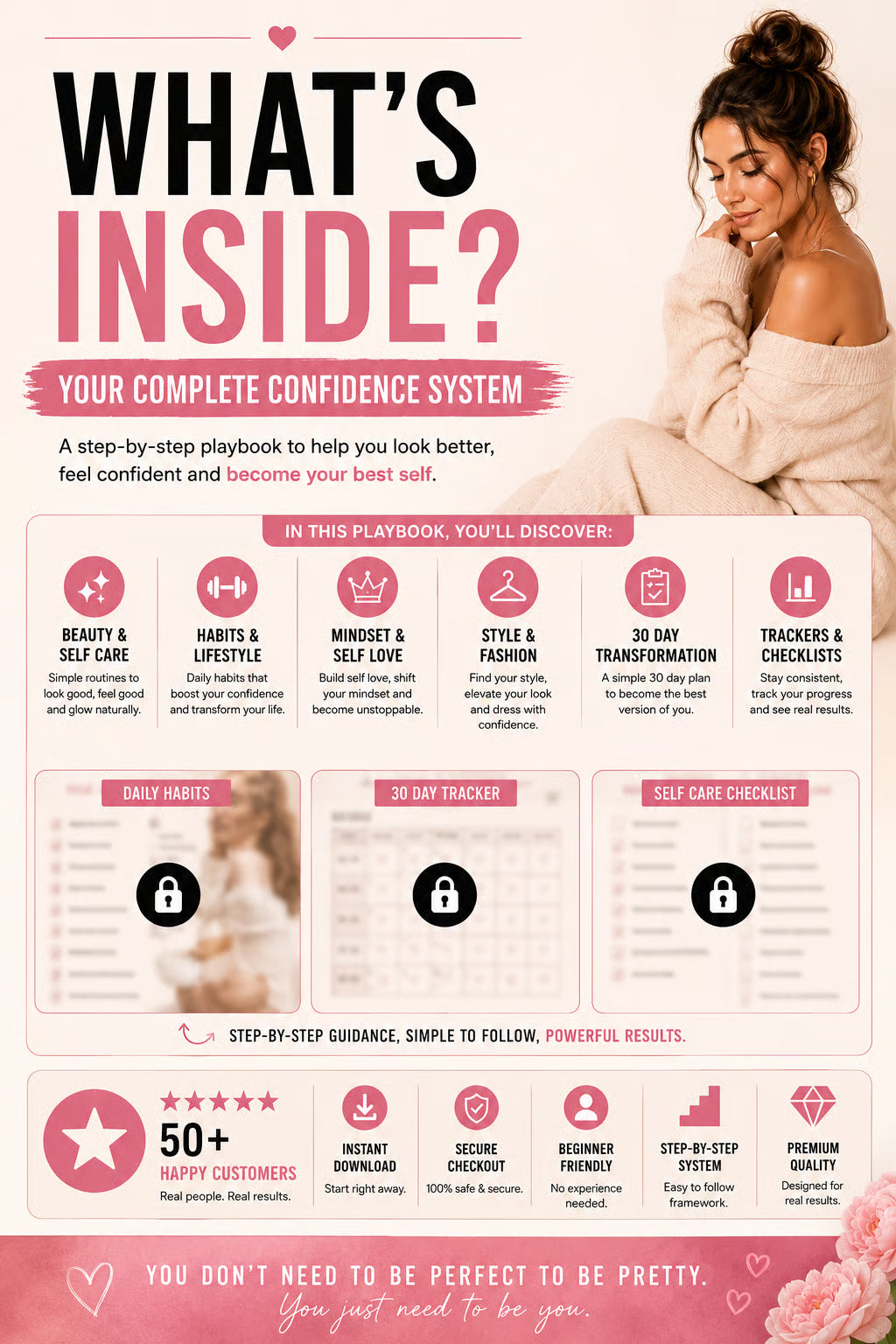 Pretty Girl Playbook – 30 Day Glow Up & Confidence Guide