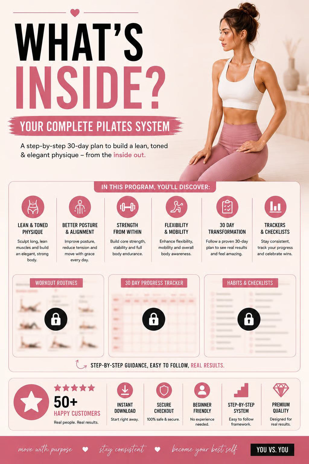 Pilates Body Blueprint – 30 Day Pilates Transformation Plan