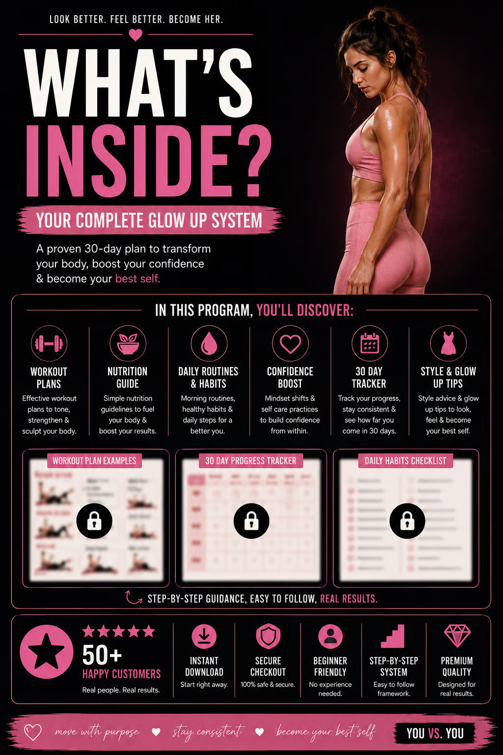 Hot Girl Glow Up – 30 Day Transformation Guide