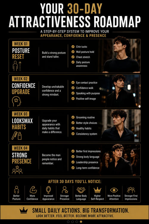 Become More Attractive / The Daily Looksmax Blueprint